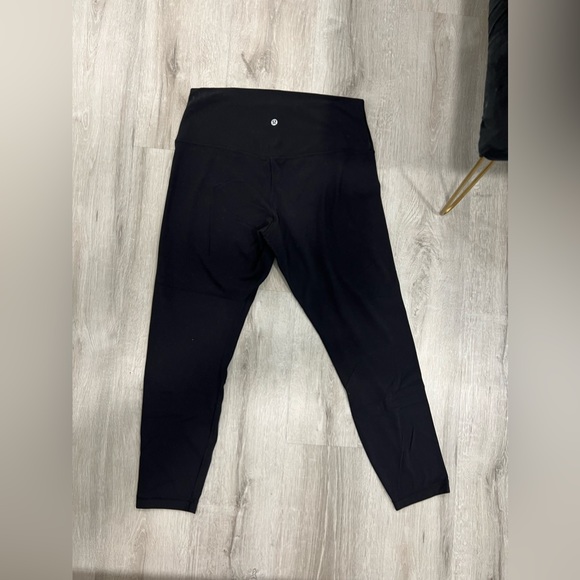 Black Lululemon leggings Size 12 - Picture 2 of 2